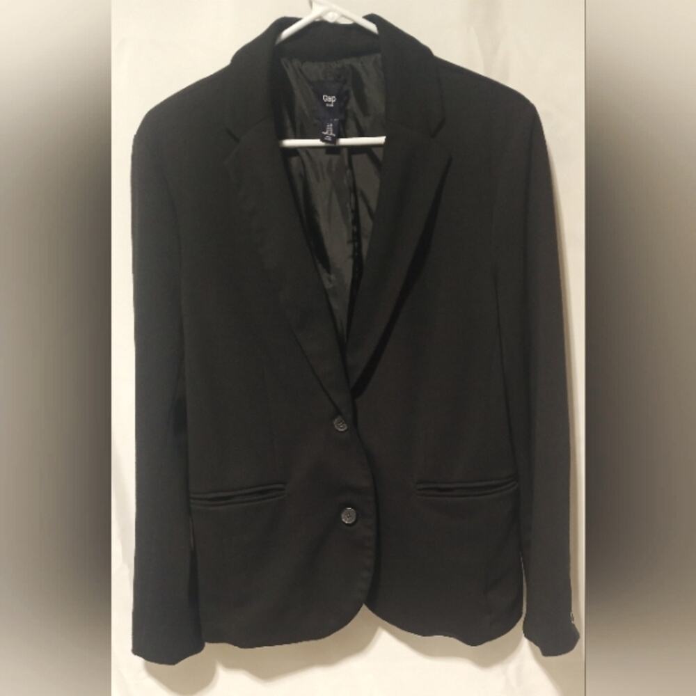 Gap Woman's Academy Blazer True Black Size 12